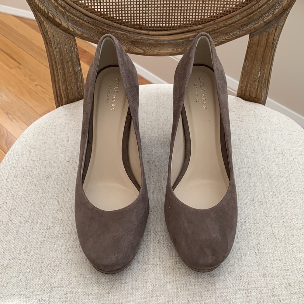 NWOT COLE HAAN Renner Grand Pump 95 II • Color Morel Suede • Size 8.5 - Picture 3 of 16